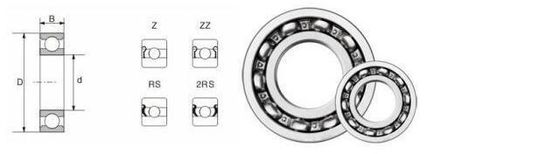 Deep Groove Ball Bearing for Special Motorcycle Parts Auto Parts P5 Contact Angle 0